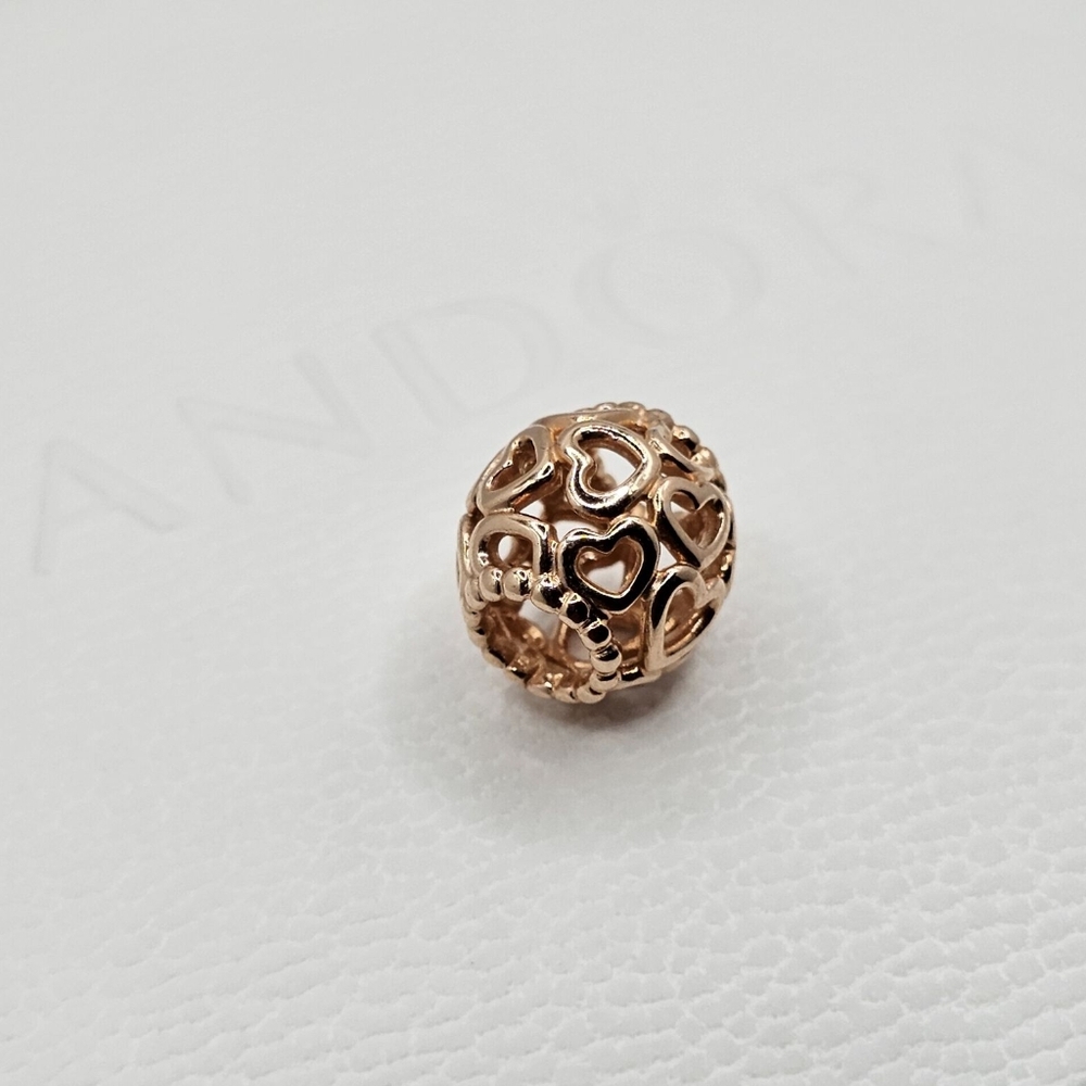 ❤️Authentic Pandora ROSE HEART CHARM - Picture 4 of 5
